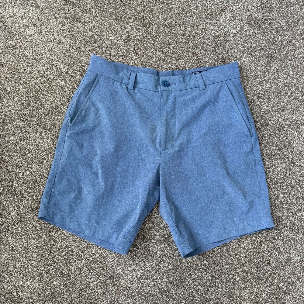 Vineyard Vines Men Performance Breaker Shorts Chino Golf Blue Heathered size 30